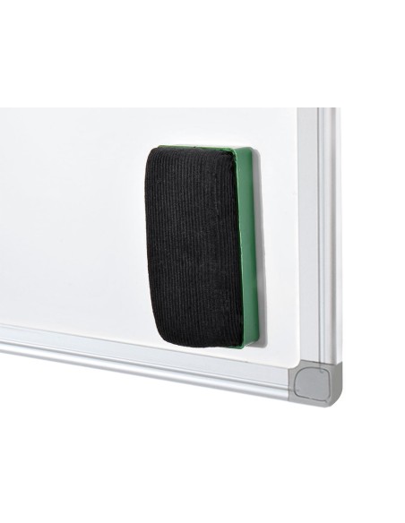 Pizarra blanca q-connect lacada magnetica marco de aluminio 120x90 cm