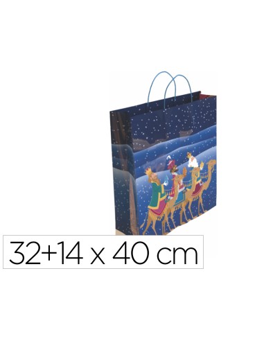 Bolsa para regalo basika nv2303 l 32+14x40 cm