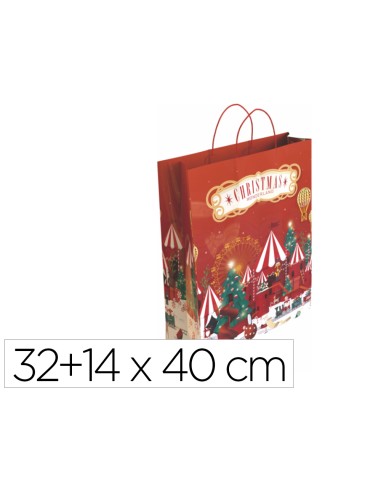 Bolsa para regalo basika nv2301 l 32+14x40 cm