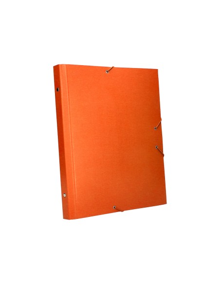 Carpeta clasificadora liderpapel 12 departamentos folio prolongado carton forrado naranja
