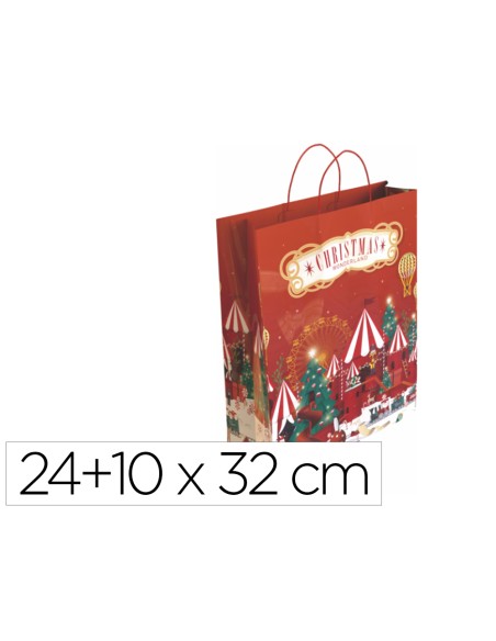 Bolsa para regalo basika nv2301 s 24+10x32 cm