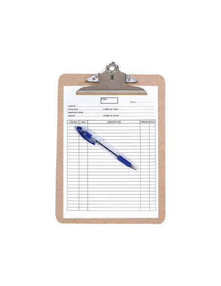 Portanotas q-connect material extraduro din a4 4 mm