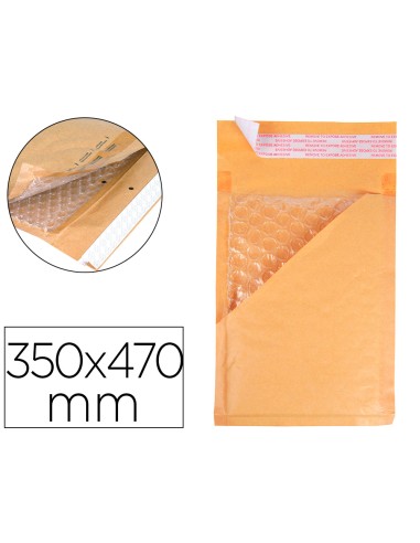 Sobre burbujas crema q-connect k/7 350 x 470 mm