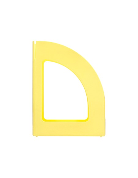 Revistero plastico q-connect color amarillo pastel 320x250x80 mm