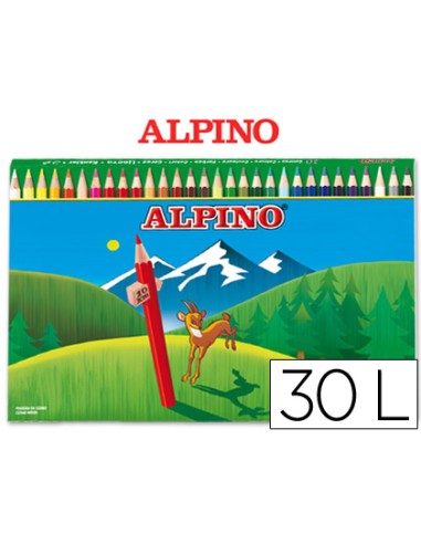 Lapices de colores alpino 659 caja de 30...