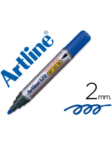 Rotulador artline marcador permanente 170 azul...