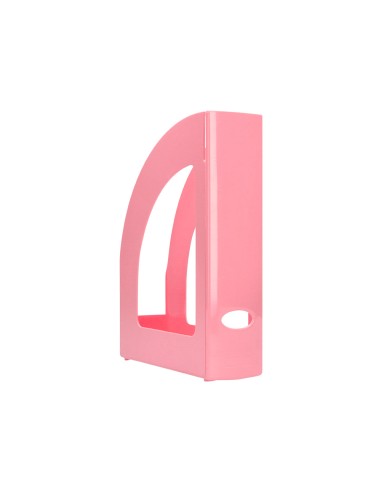 Revistero plastico q-connect color rosa pastel...