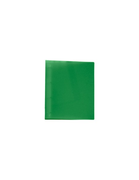 Carpeta liderpapel 4 anillas 25 mm mixtas 43433 polipropileno din a4 verde translucido