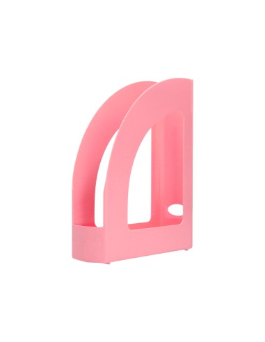 Revistero plastico q-connect color rosa pastel...