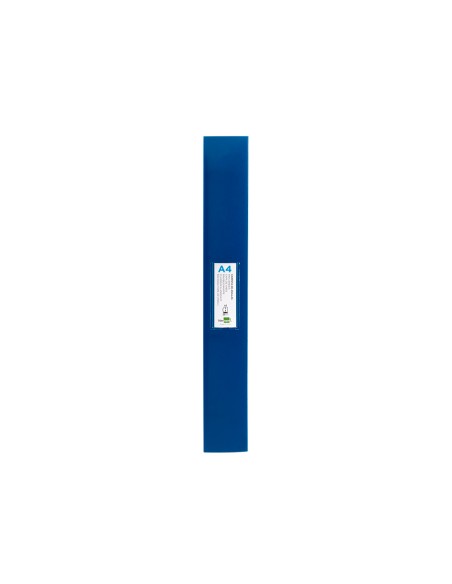 Carpeta liderpapel 4 anillas 25 mm mixtas 43432 polipropileno din a4 azul translucido
