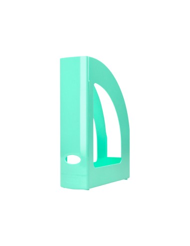 Revistero plastico q-connect color menta...