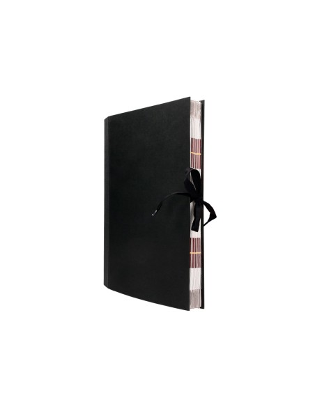 Carpeta fuelle liderpapel folio carton forrado negra