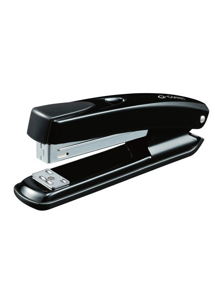 Grapadora q-connect kf01057 plastico abs negra capacidad 20 hojas