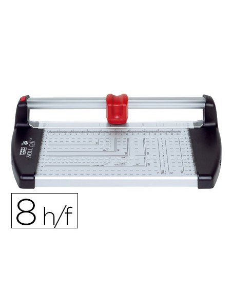 Cizalla m+r metalica 6726 de rodillo de 26 cm con base de aluminio