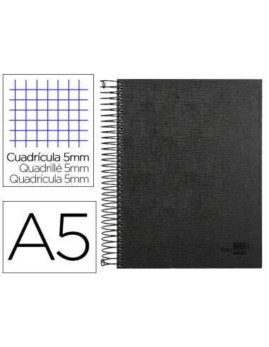 Cuaderno espiral liderpapel a5 micro papercoat...