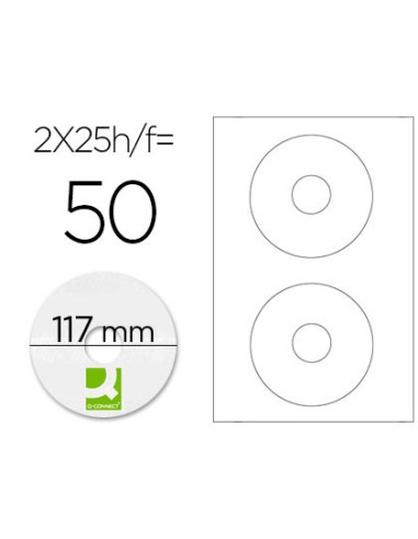 Etiqueta adhesiva q-connect kf01579 -tamaño...