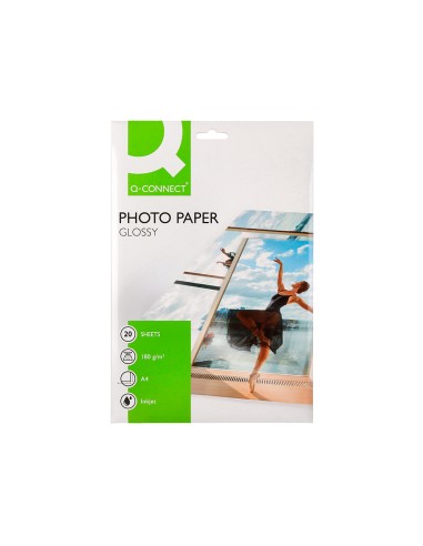 Papel q-connect foto glossy kf01103 din a4...