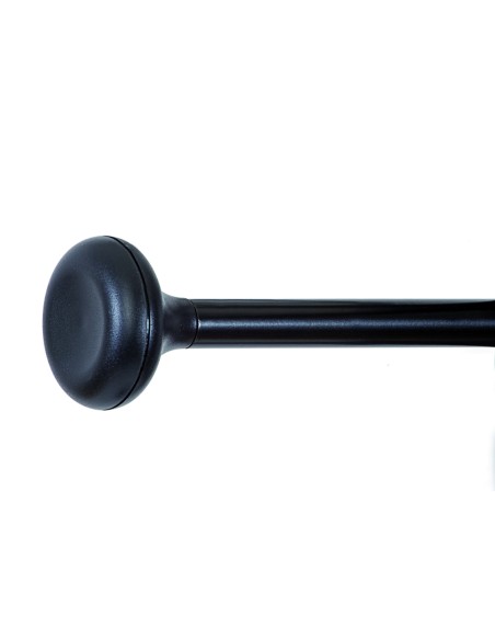 Perchero metalico maulgrando 8 colgadores y paraguero color negro 390x1750x390 mm