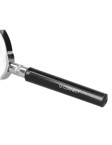 Lupa q-connect cristal aro metalico mango...