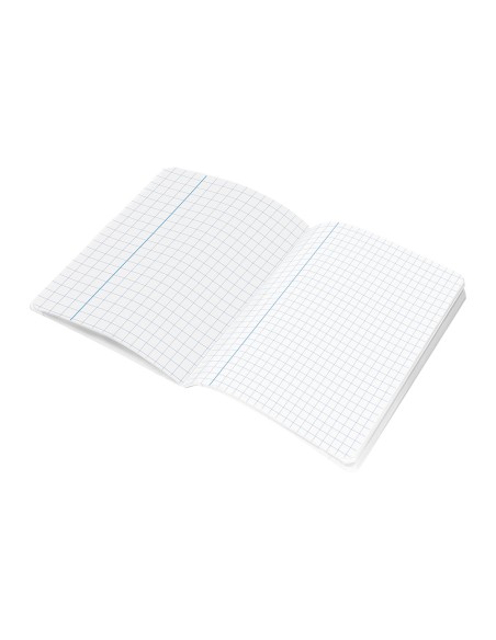 Libreta liderpapel write a5 16 hojas 60gr cuadro 8mm con margen