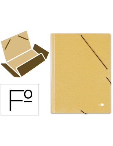 Carpeta liderpapel gomas tres solapas carton...