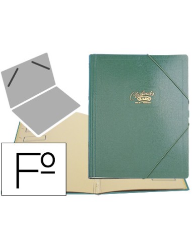 Carpeta clasificador carton compacto saro folio...