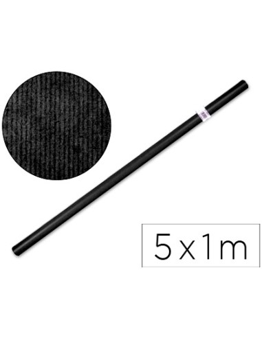 Papel kraft liderpapel negro rollo 5x1 m