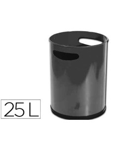 Papelera metalica con asas...