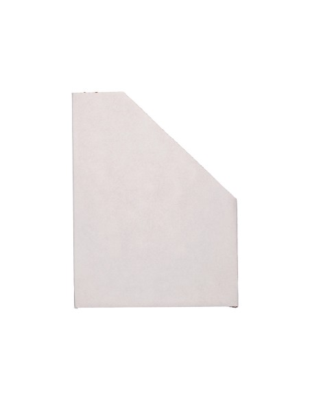 Revistero liderpapel ecouse carton 100% reciclado color blanco 256x100x335 mm