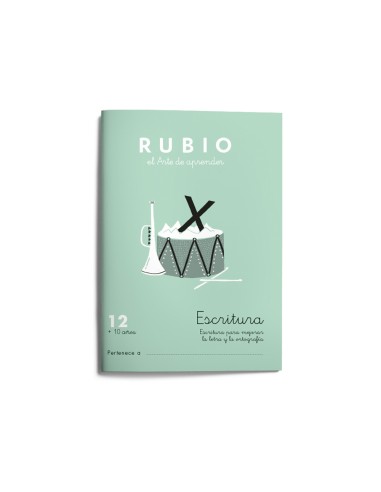 Cuaderno rubio caligrafia nº 12
