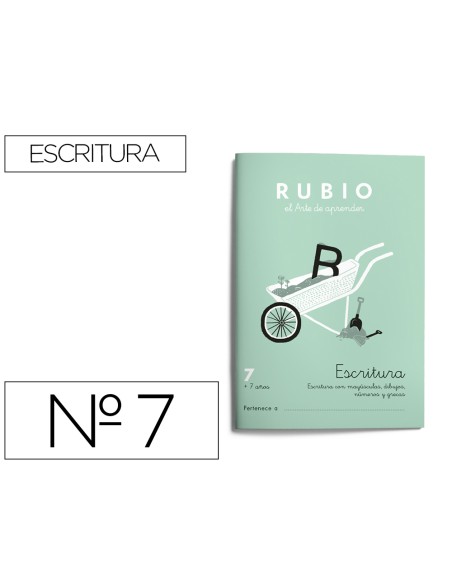 Cuaderno rubio caligrafia nº 7