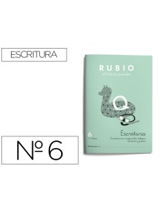 Cuaderno rubio caligrafia nº 6