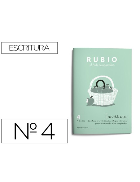 Cuaderno rubio caligrafia nº 4