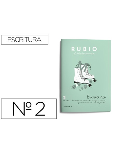 Cuaderno rubio caligrafia nº 2
