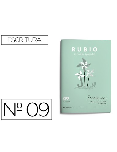 Cuaderno rubio caligrafia nº 09