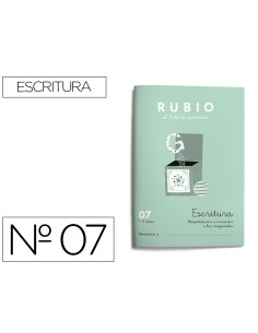 Cuaderno rubio caligrafia...