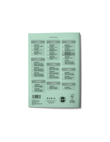 Cuaderno rubio caligrafia nº 07