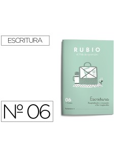 Cuaderno rubio caligrafia...