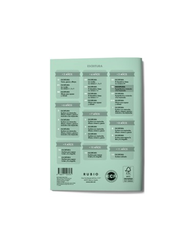 Cuaderno rubio caligrafia nº 06