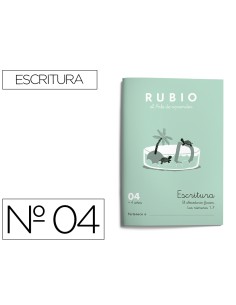 Cuaderno rubio caligrafia...