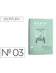 Cuaderno rubio caligrafia...