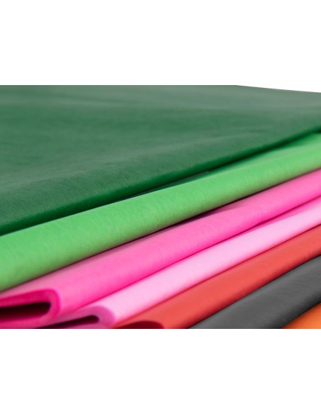 Papel seda liderpapel verde medio 52x76 cm 18 gr paquete de 25 hojas