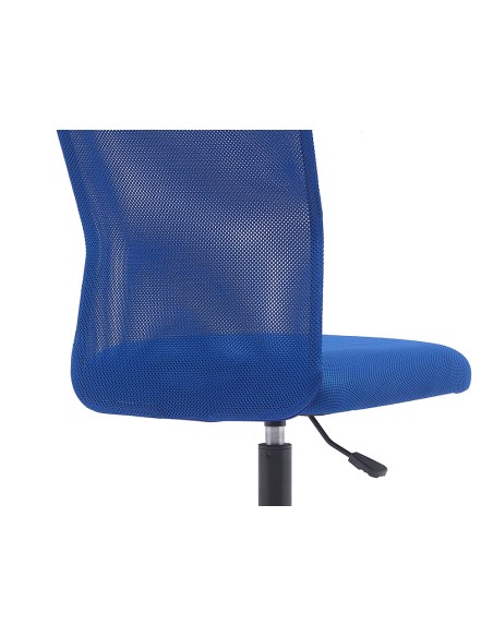 Silla q-connect oficina parma malla sin reposabrazos alt max 990 anc 480 prof 590 color azul