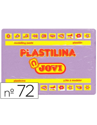 Plastilina jovi 72 lila unidad tamaño grande
