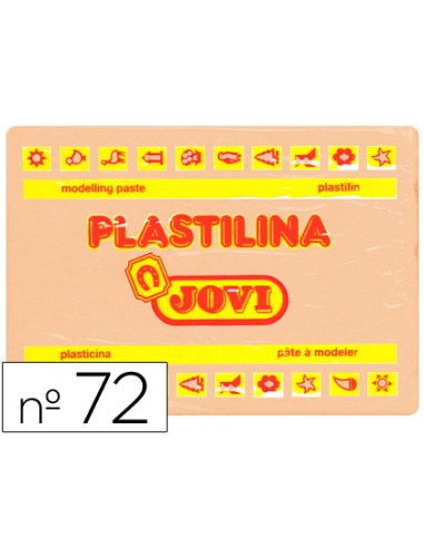 Plastilina jovi 72 carne unidad tamaño grande