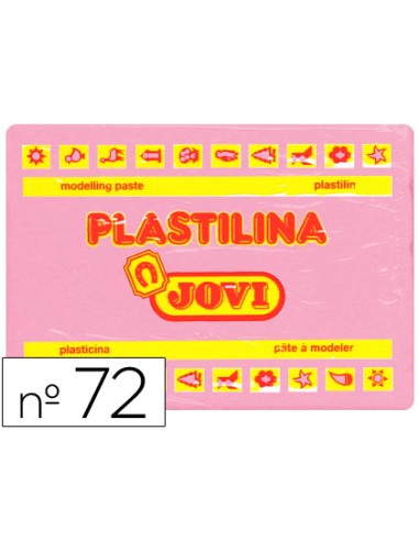 Plastilina jovi 72 rosa unidad tamaño grande