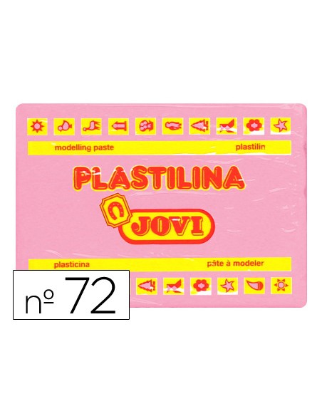 Plastilina jovi 72 rosa unidad tamaño grande