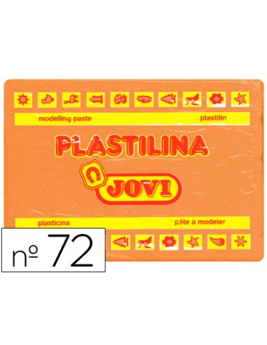 Plastilina jovi 72 naranja unidad tamaño grande