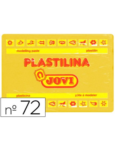 Plastilina jovi 72 amarillo oscuro unidad...
