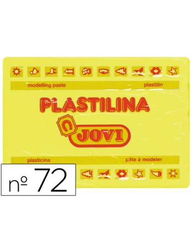 Plastilina jovi 72 amarillo claro unidad tamaño...